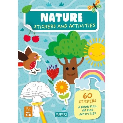 Carte de activitati cu abtibilduri - in natura - imagine 7